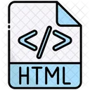 Html File Extension File Format Icon