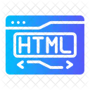 Html Web Site Coding Icon