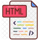 Html Hypertext Language Computer Programming Icon