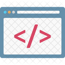 Html Coding Icon - Download in Flat Style