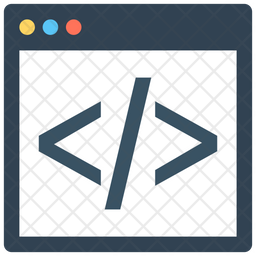 Html Coding Icon - Download in Flat Style