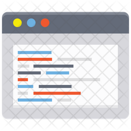 Html Coding Icon - Download in Flat Style