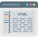 Html Coding Html Source Code Icon