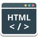Html Coding Html Source Code Icon