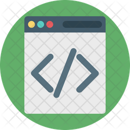Html Coding, Icon - Download in Rounded Style
