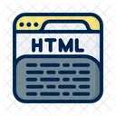Html Coding  Icon