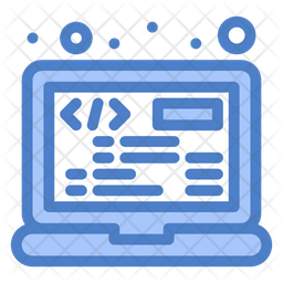Html Coding Icon - Download in Dualtone Style