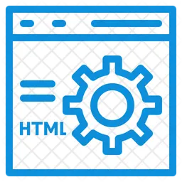 Desenvolvimento HTML  Ícone