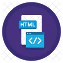 Documento Html Html Arquivo Html Ícone