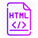 Html File Coding Programming Icon