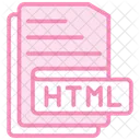 Html File Duotone Line Icon Icon