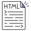 Html 파일 파일 Html 아이콘