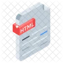 HTML 파일  아이콘
