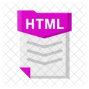 파일 HTML 문서 아이콘