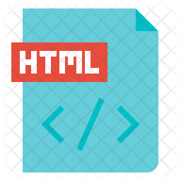 Html File Icon - Download in Flat Style