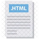 File Html File File Type Icon