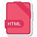 HTML 파일 형식 아이콘