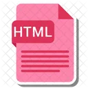 Html File Formatfile Icon