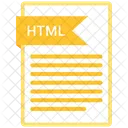 Html File Format Icon