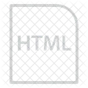 HTML 확장 파일 아이콘
