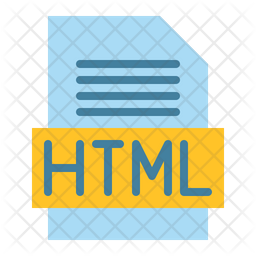 Html File Icon - Download in Flat Style