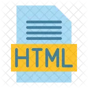 Html File Html Coding Icon