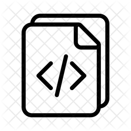 Html File Icon - Download in Line Style