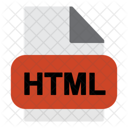 Html File Icon - Download in Flat Style