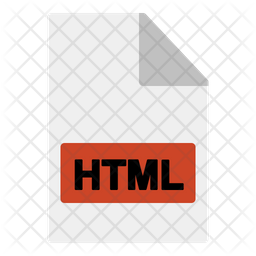 Html File Icon - Download in Flat Style