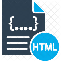 HTML 파일  아이콘