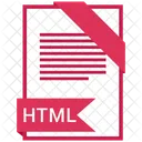 HTML 형식 문서 아이콘