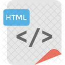 HTML 웹 페이지 아이콘