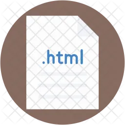 HTML File  Icon