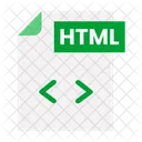 HTML 파일  아이콘