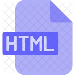 Html file Icon - Download in Flat Style
