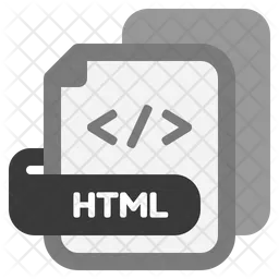 HTML 파일  아이콘