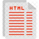 Html File Document Html File Format Icon