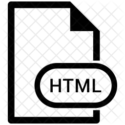 Html file format  Icon