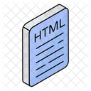 HTML File  Icon