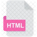 Html Hypertext Markup Language File Format Icon