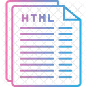 Html File Document Html File Format Icon
