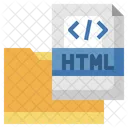 HTML 폴더  아이콘