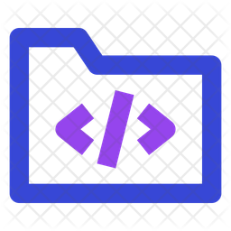 Html folder Icon - Download in Line Style