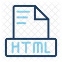 Html Document Data Icon