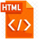 Html File Flat Icon