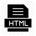 HTML 파일  아이콘