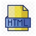 Html Archivo Html Desarrollo Web Icono