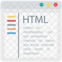 Codificacao Html Html Codigo Fonte Ícone