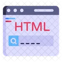 Desarrollo Web Lenguaje Html Html Icono