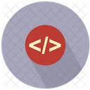 Html Code Angle Bracket Line Icon